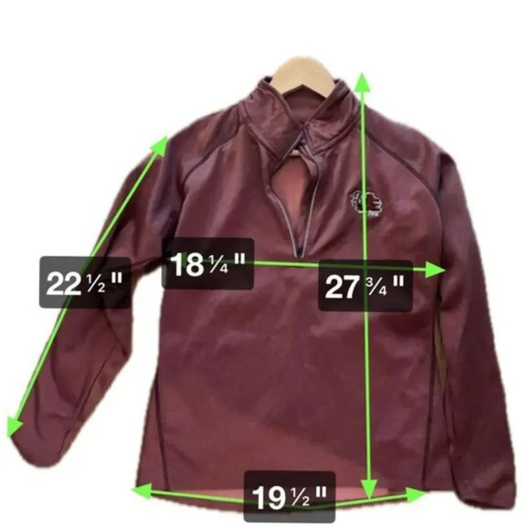 NCAA South Carolina Gamecocks Pullover Sweater Size Medium-Burgundy - Picture 6 of 6